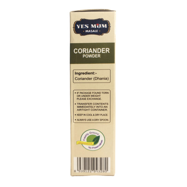 Coriander Powder | Dhaniya Masala | No Preservatives | No Artificial Colour | Low Temperature Grinding | 100% Pure & Natural - 100g - Image 5
