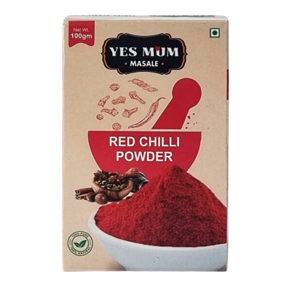 Red Chilli Powder | Laal Mirch Masala | No Preservatives | No Artificial Colour | Low Temperature Grinding | 100% Pure & Natural - 100g